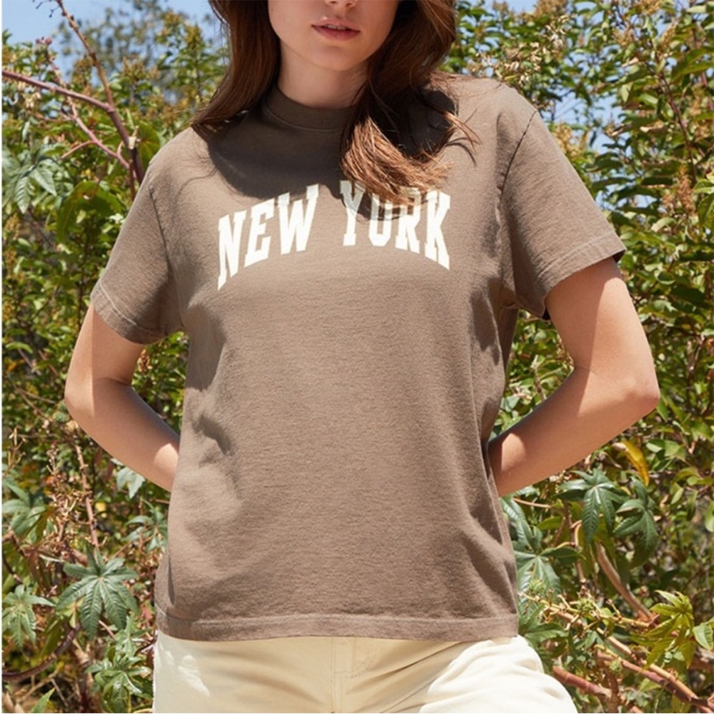 John Galt | Brown New York T-shirt